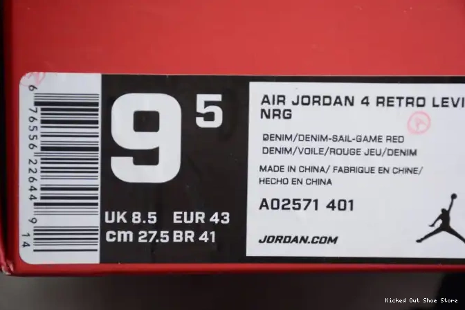 Kick Theory Denim Jordan Levi's Air AO2571-401 Nike 4 x 0624